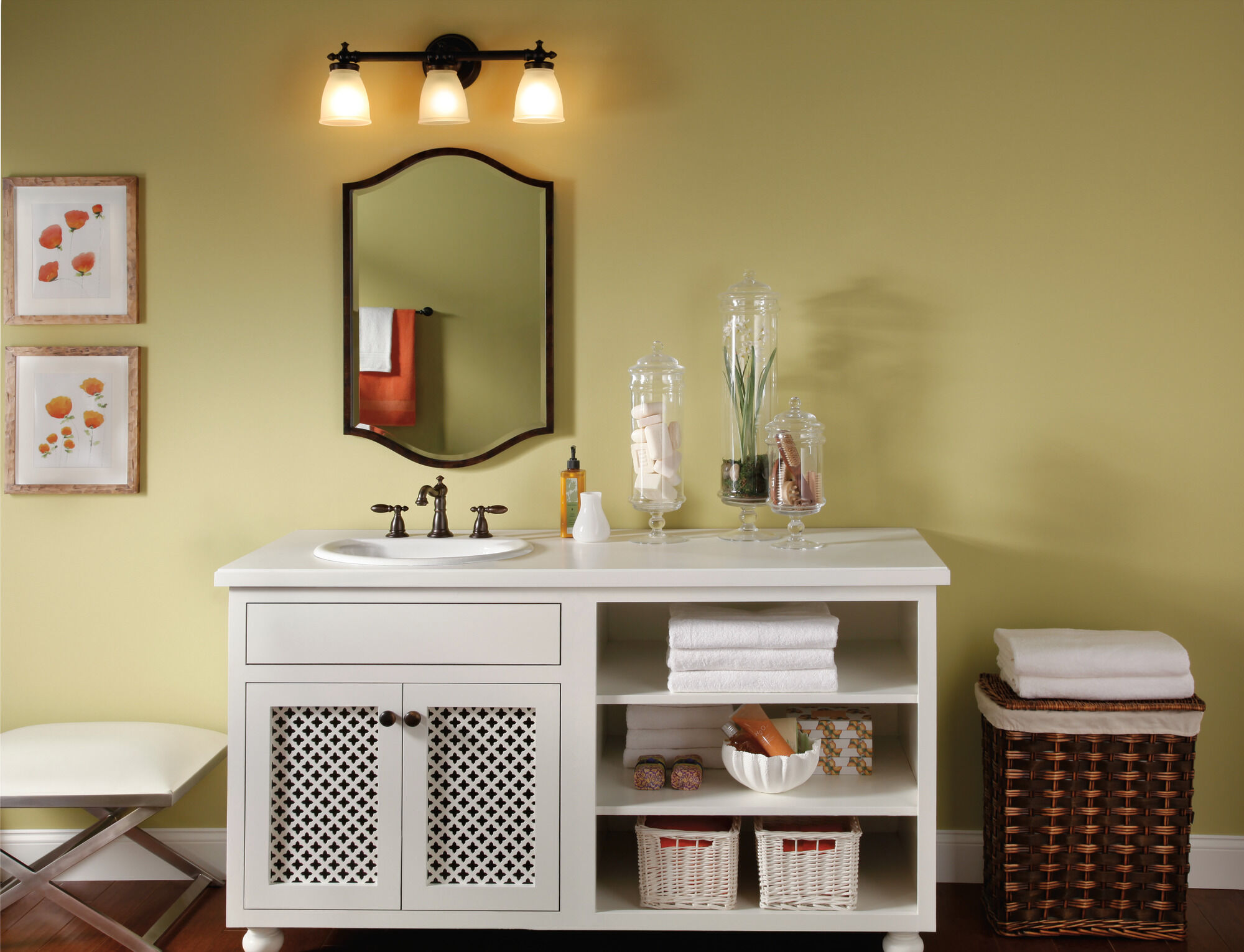 3555-RBMPU-DST Смеситель для ванной комнаты с двумя ручками Delta Faucet Victorian Венецианская бронза - Вид №10