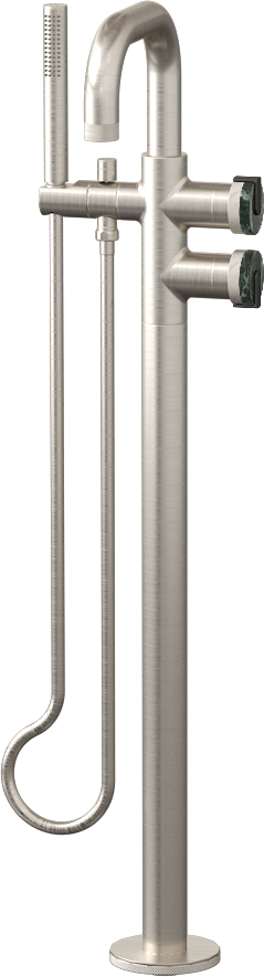 E-11557-R2MG-L1BOX-BNi Смеситель напольный отдельностоящий (внешняя часть) GRAFF MOD+