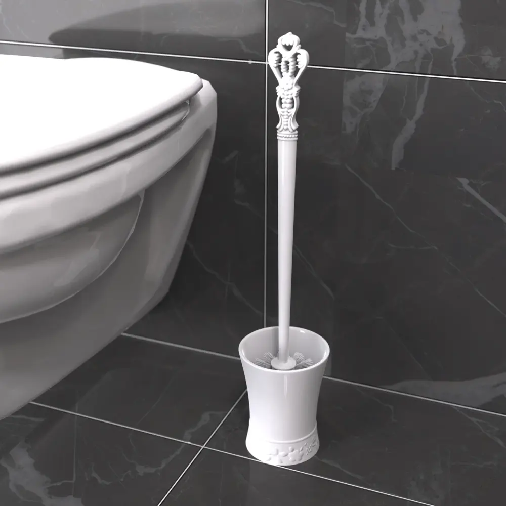 Ёршик для унитаза Swensa Venice цвет белый Santreyd нет STLM-2013055 - Вид №3