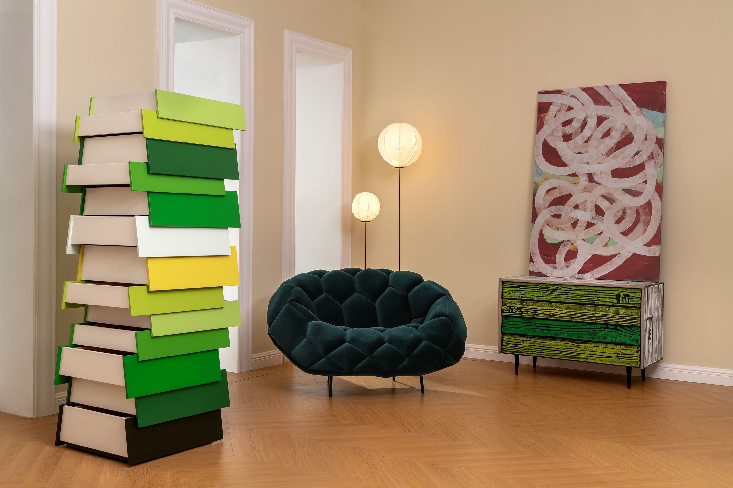 Комод из фанеры Established&Sons стек ARCH-00138305 - Вид №2