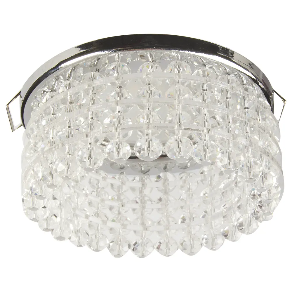Спот встраиваемый Pearl round, цоколь GU5.3, 50 Вт, цвет хром Santreyd STLM-2096019
