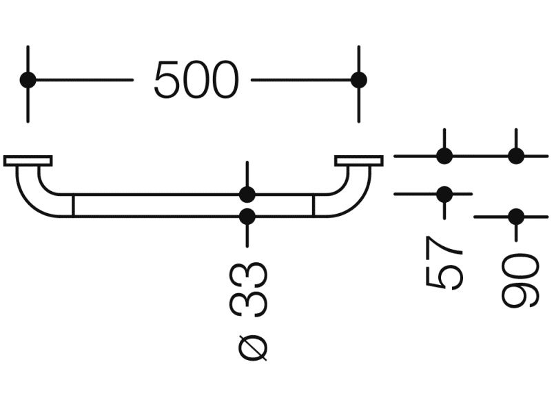 801.36.126 ручка для захвата HEWI Serie 477/801  - Вид №8