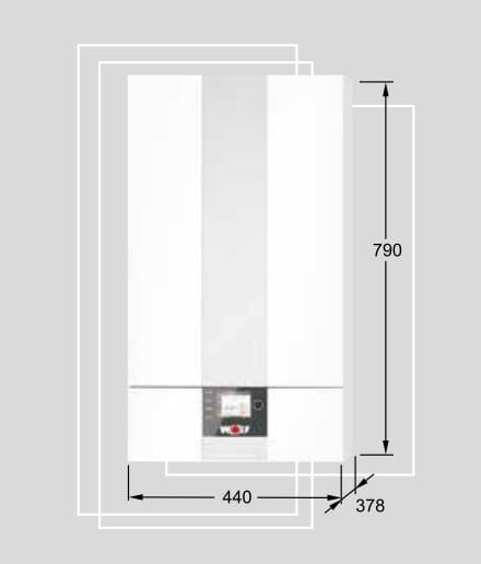 Стальной газовый конденсационный котел WOLF ITALIA CGB-2K ARCH-00152549 - Вид №1