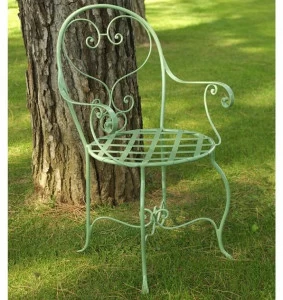 OFFICINACIANI Садовый стул из железа с подлокотниками Caffè Gf4011ch-b