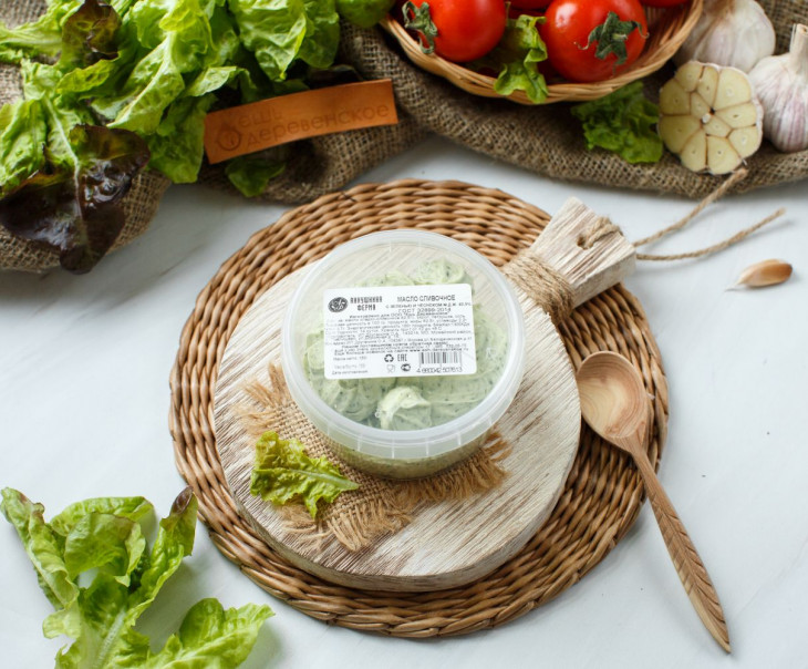 613 Масло с зеленью 62%. Вкусляндия  - Вид №2