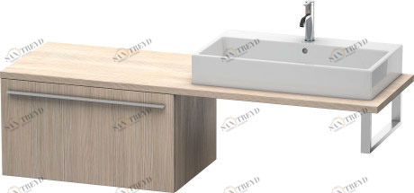 XL543403131 X-Large Шкафчик для консоли Сосна серебристая, декор Duravit
