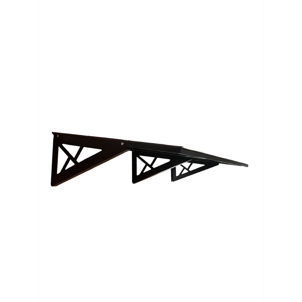 Козырек YS1150 железо 115x80x30 мм коричневый Santreyd STLM-2151404