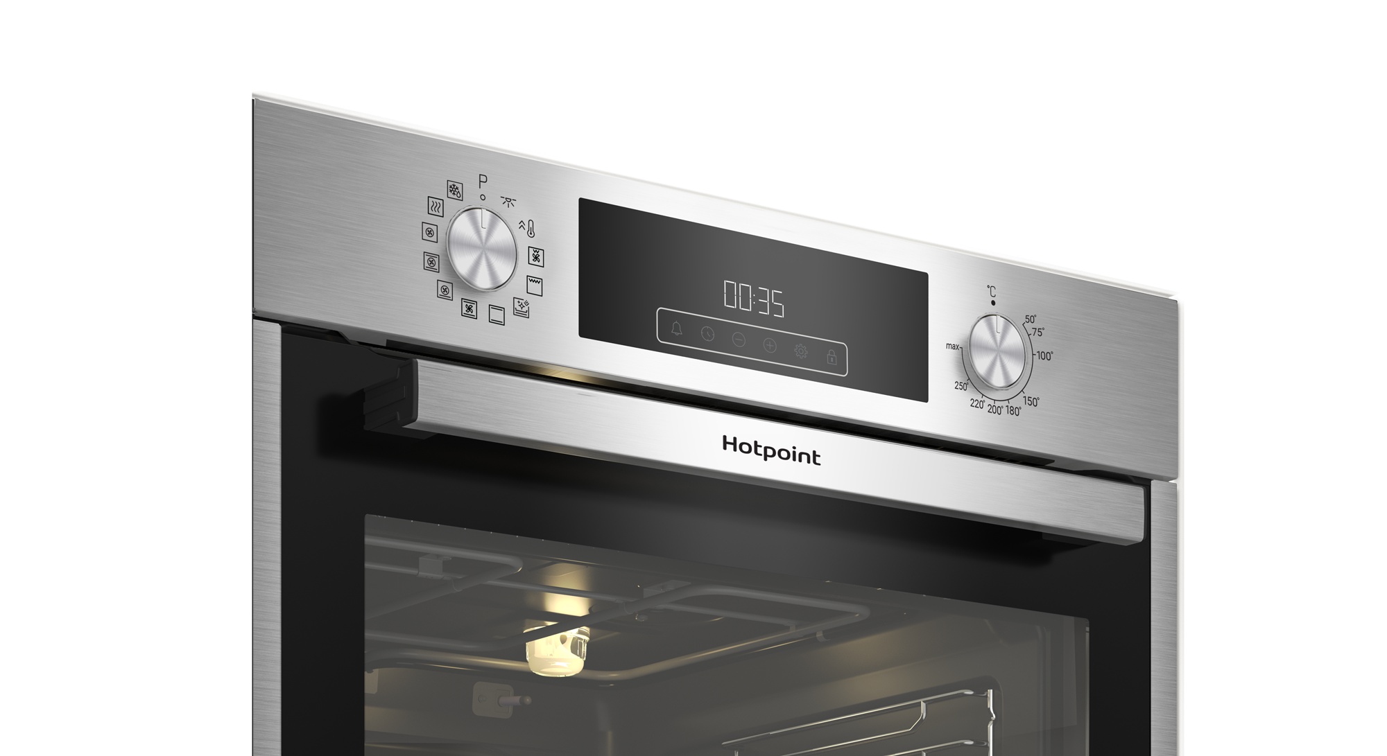 9241416 Электрический духовой шкаф Hotpoint HFE8 1231 JSH IX серебристый STDN-0020060 - Вид №3