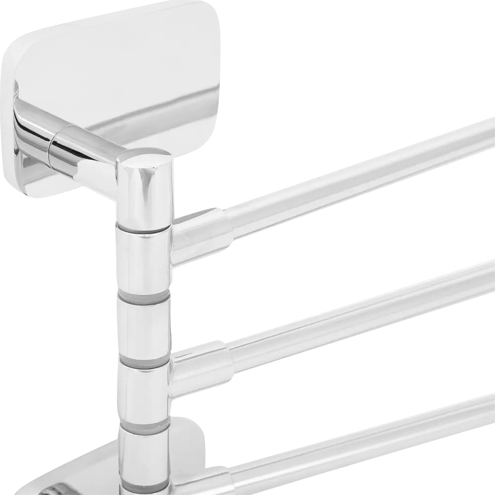 Полотенцедержатель «Kraft» тройной поворотный, 35 см, цвет хром BRISSEN STLM-2186375 - Вид №1