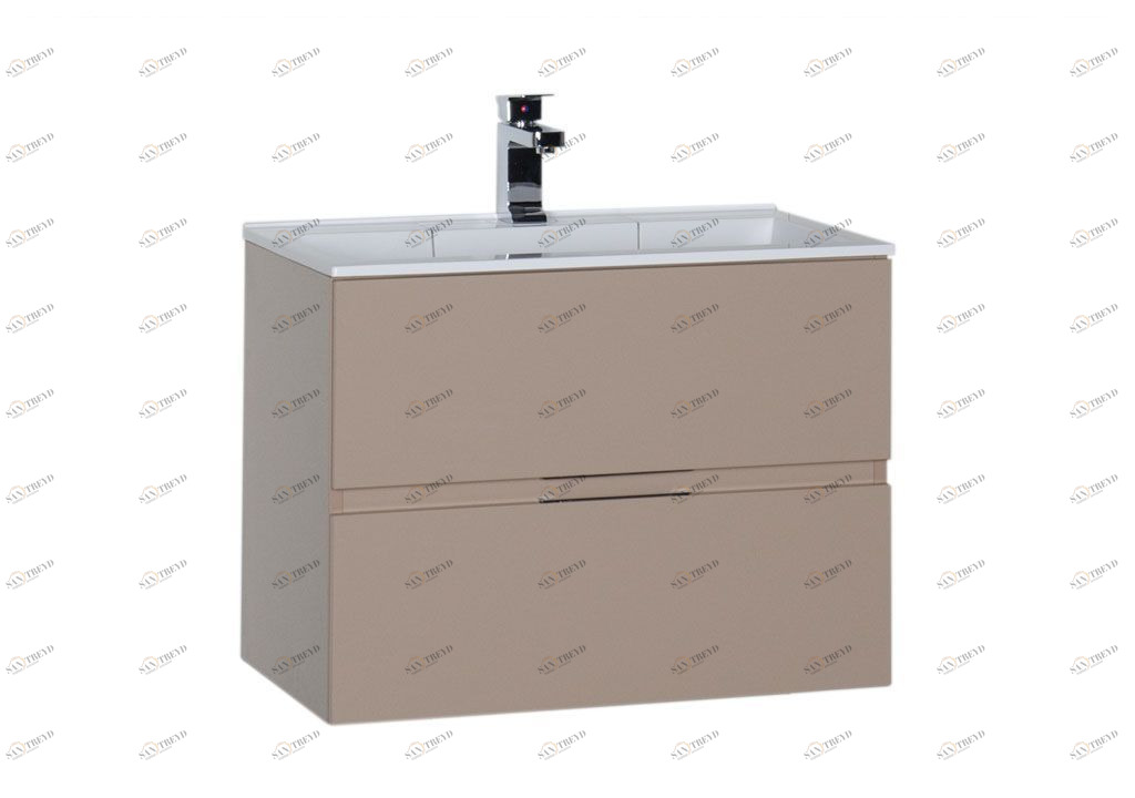Тумба с раковиной Aquanet Алвита 70 капучино 0018398700182523