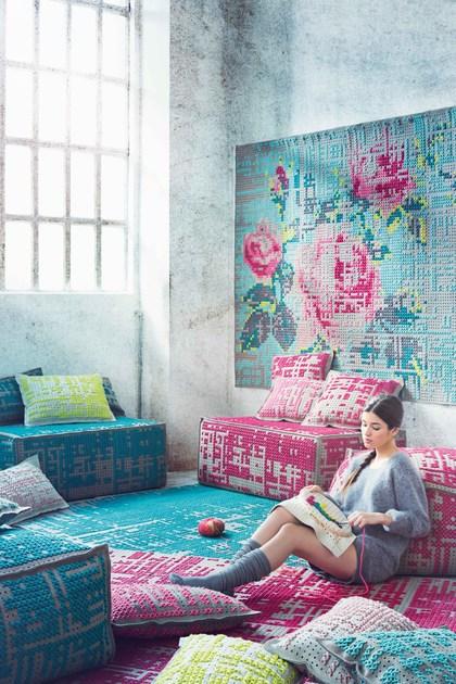 GAN Подушка из шерсти с вышивкой Canevas sun-id-1391230 - Вид №7