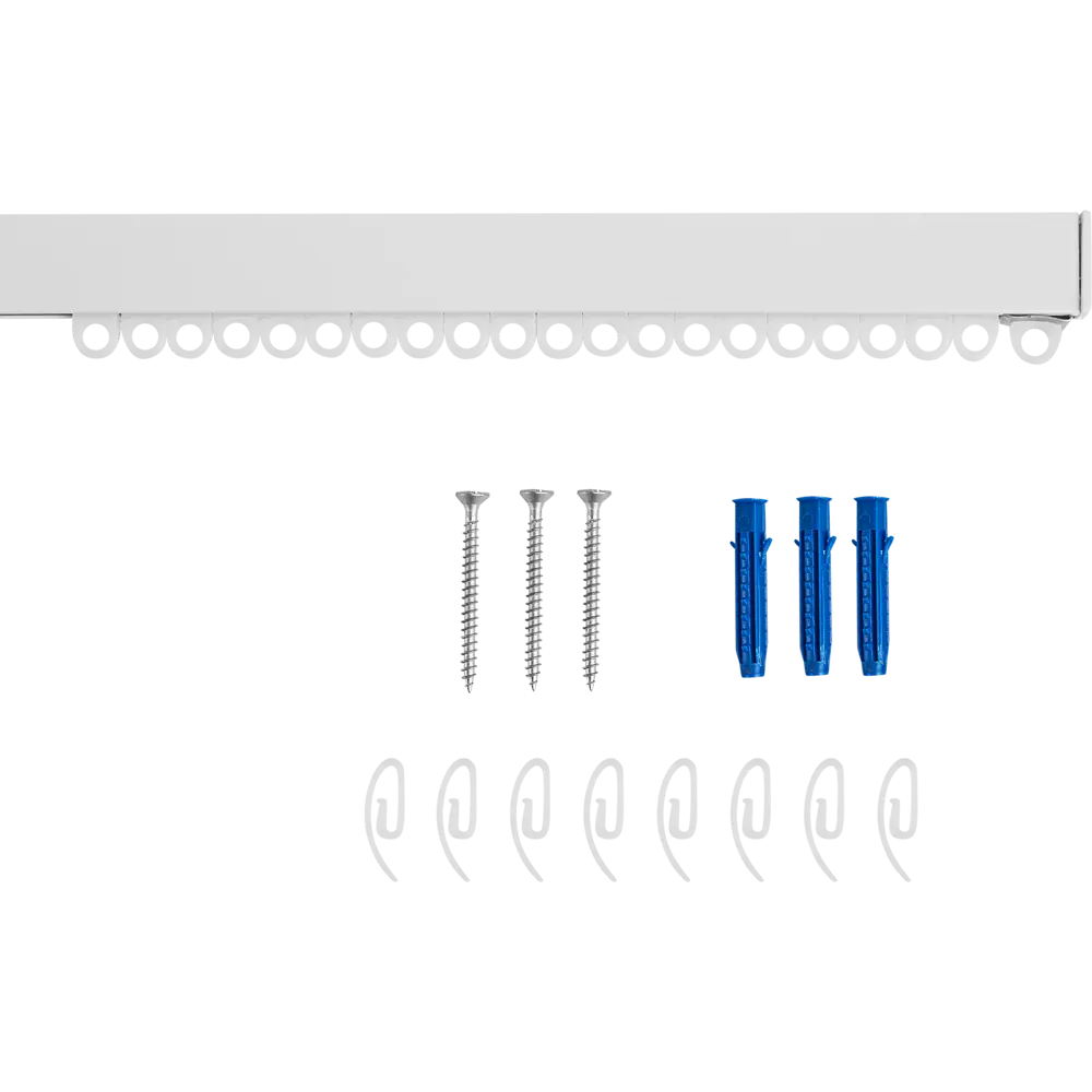 Карниз потолочный ARTTEX Facile 200 см для штор и тюля 86603349 STLM-0070543 - Вид №1