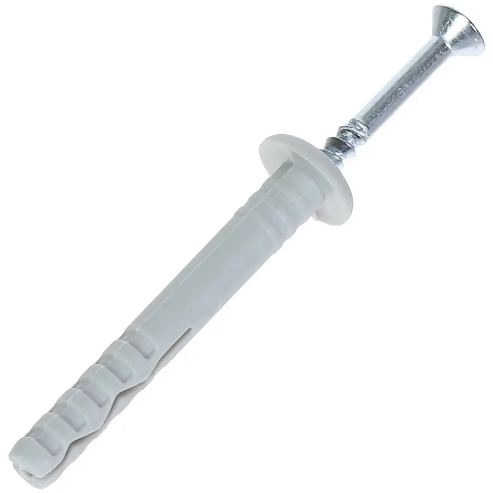 Дюбель-гвоздь гриб Standers 8x60 мм нейлон цвет серый 10 шт STLM-2043654 - Вид №1