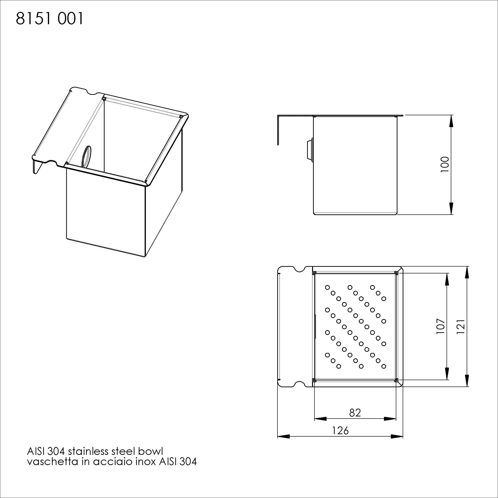 Раковина из нержавеющей стали с подходящим каналом Foster DIADE ARCH-00115732 - Вид №20