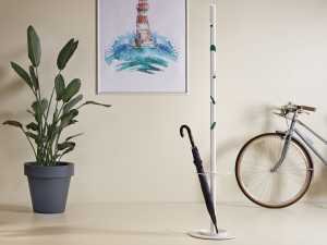 Металлическая напольная вешалка с зонтиком