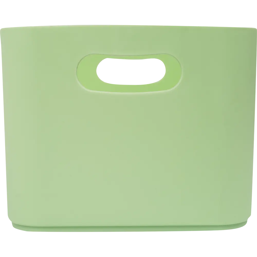 Корзина Home цвет 15.79x12.12x11.5 см пластик зеленый Santreyd STLM-2174047 - Вид №3