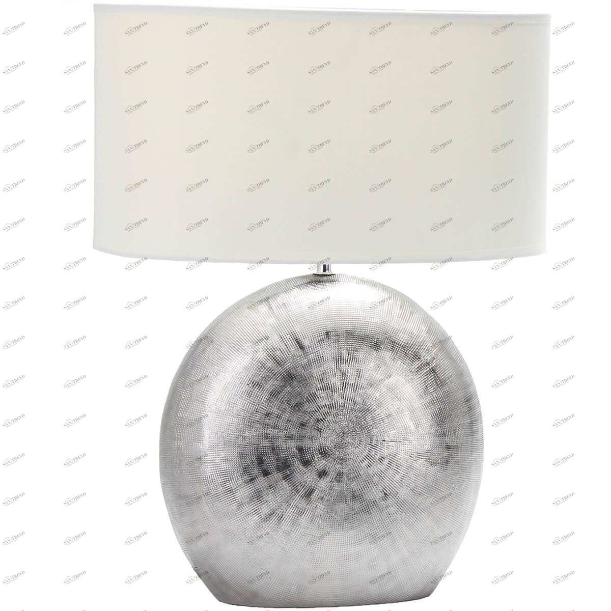 Настольная лампа Omnilux OML-82314-01 OMNILUX ВАЗА 191676 Белый;серебро 