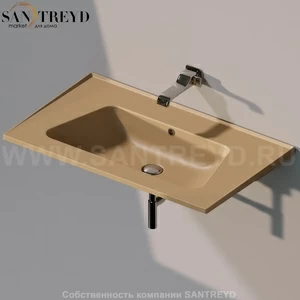 BM85L9004 Подвесная раковина настенная прямоугольная Ceramica Flaminia Bloom