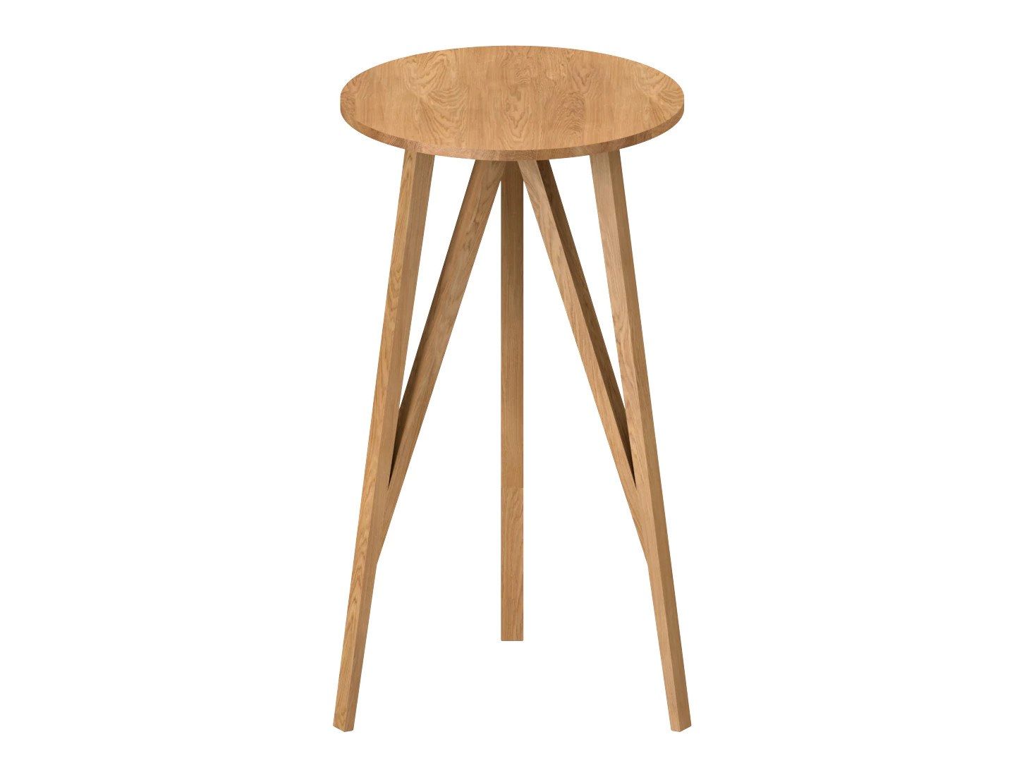 Высокий круглый деревянный стол LOEHR Faber ARCH-00043551 - Вид №5