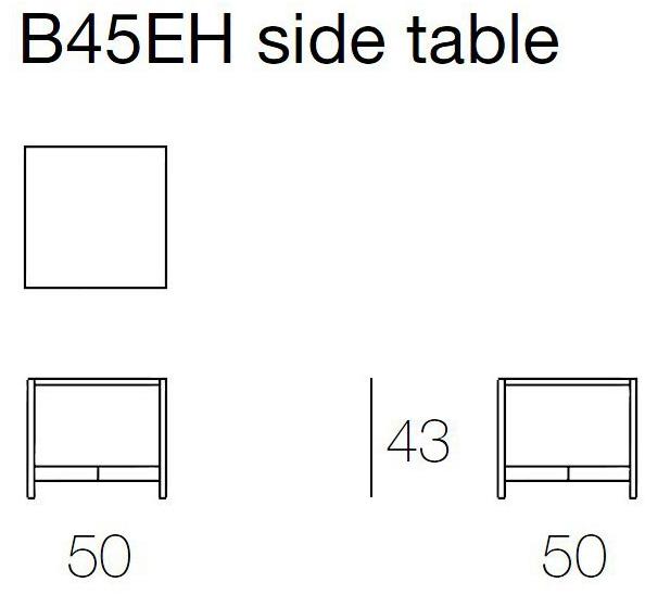 Paola Lenti Садовый столик accoya® низкий квадратный Heron sun-id-1459847 - Вид №3