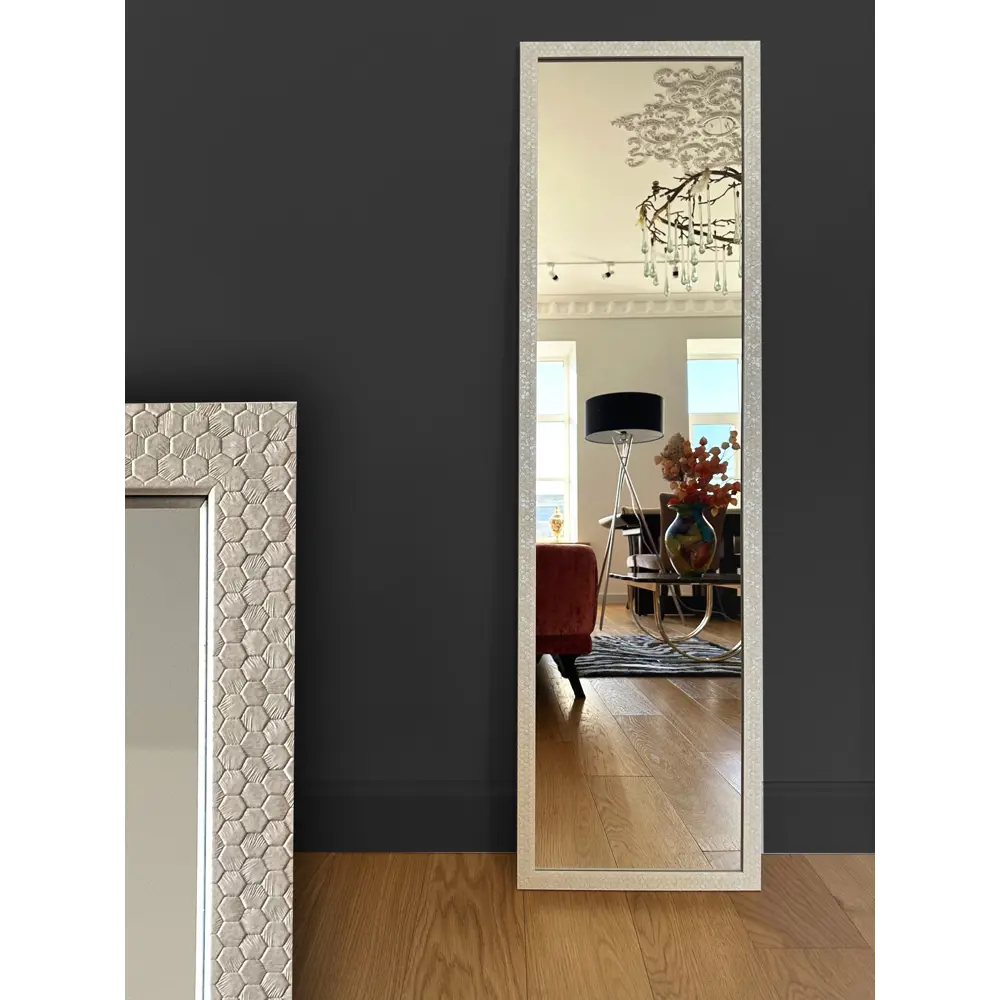 Зеркало декоративное Соты прямоугольник 33x120 см цвет белый Santreyd STLM-2059024 - Вид №5