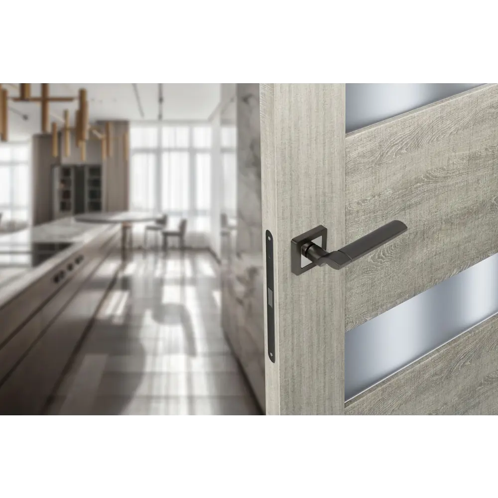 Дверные ручки EDSON EDS-114H-Q1 в цвете графит 85169340 STLM-0059367 - Вид №6