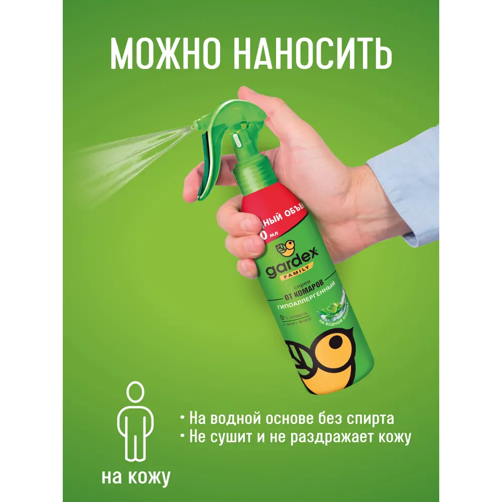 Santreyd Gardex Family — защитный спрей от комаров 250 мл 82640699 STLM-0032678 - Вид №5