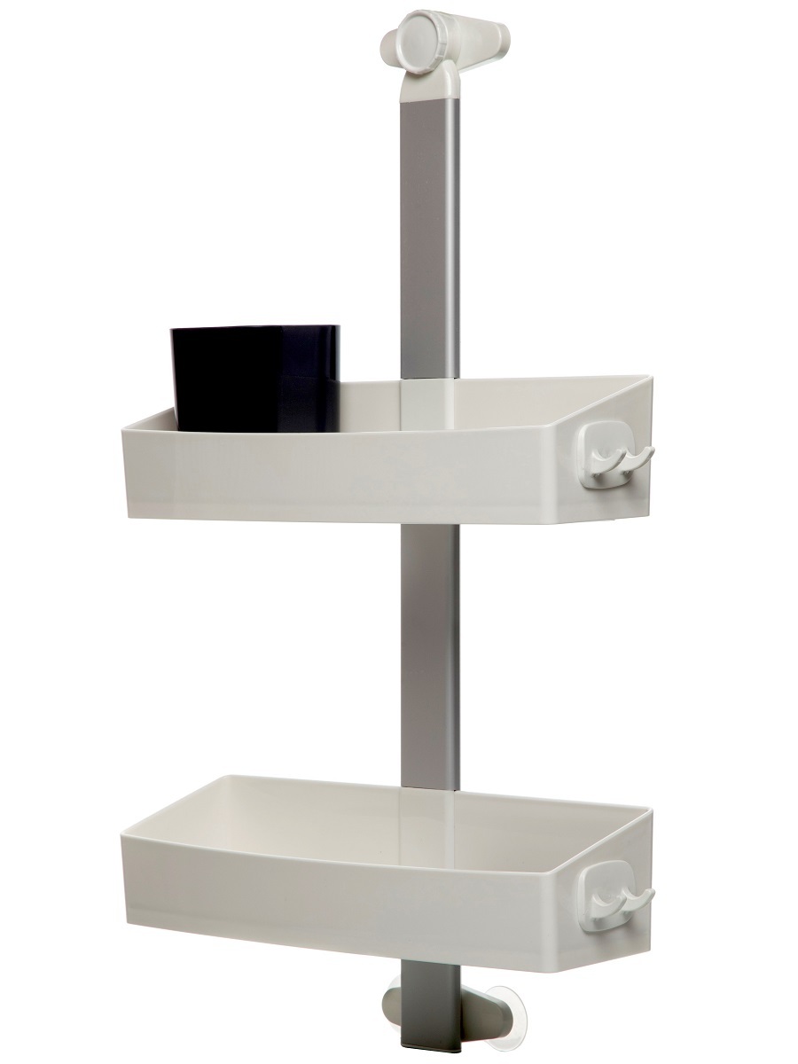 Полка для душа Crafty White/Anthracite NAVAKO 10072 - Вид №1