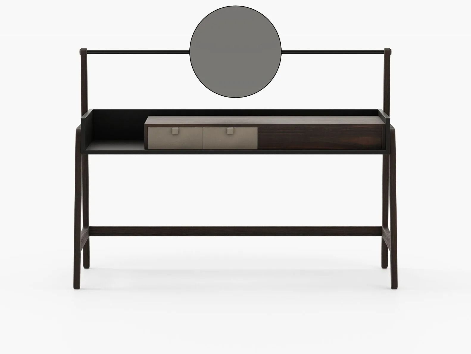 Деревянный туалетный столик Laskasas холст ARCH-00054648 - Вид №3