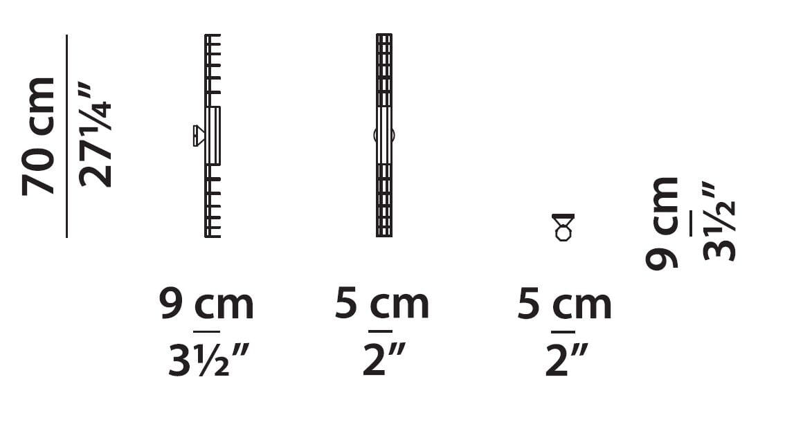 Матовый латунный светодиодный настенный светильник Baxter Hubble ARCH-00026147 - Вид №2