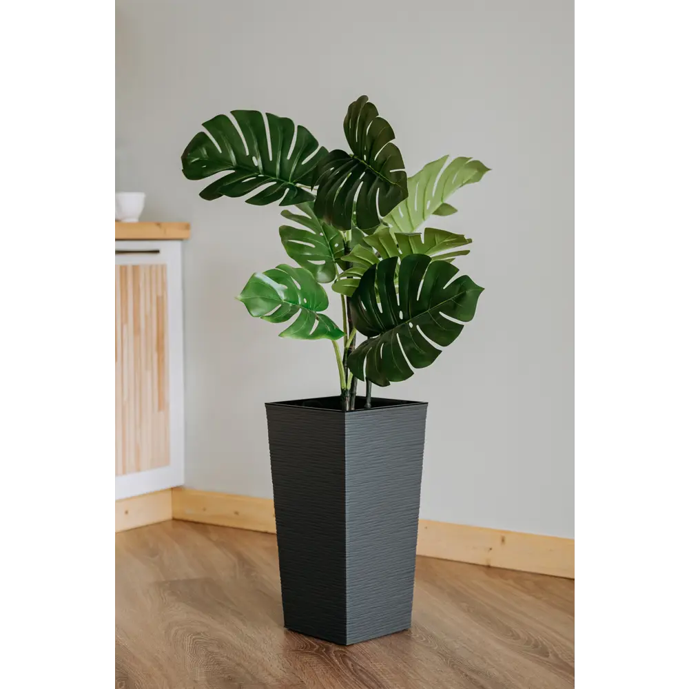 Кашпо Милен 47x24x24 см 20 л пластик графит 89439696 Santreyd STLM-1583970 - Вид №3