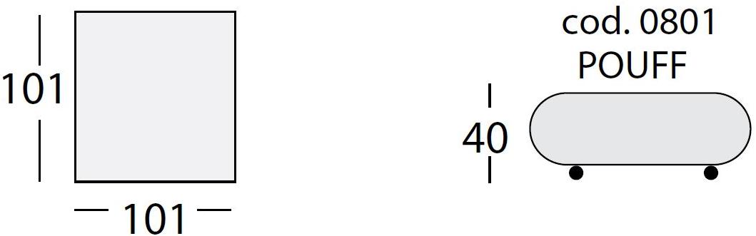 Egoitaliano Пуф из кожи Alice sun-id-1436052 - Вид №6