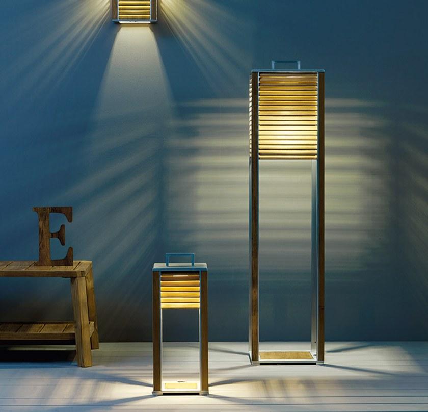 Ethimo Напольный светодиодный торшер из тика Ginger sun-id-1354232 - Вид №5