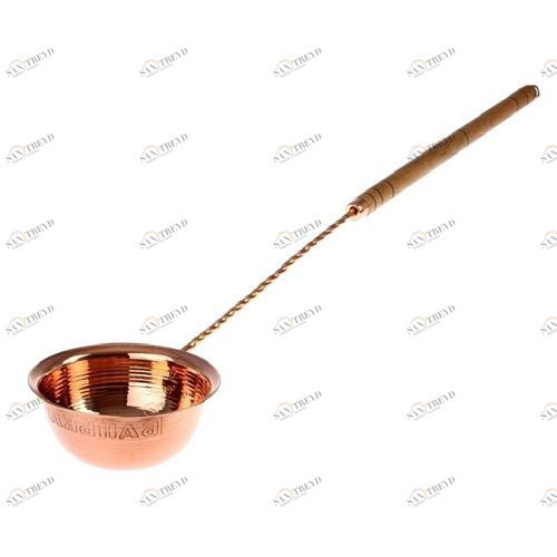 Черпак "БОГАТЫРЬ" 90 см медь Santreyd 4260