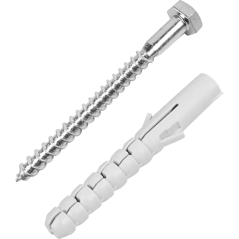 Дюбель распорный нейлоновый Dilwis 14x100мм 4 шт. в комплекте с шурупом STLM-2026055 - Вид №4