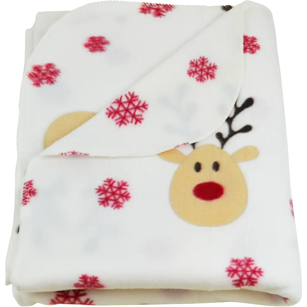 Плед Оленята 120x150 см фланель цвет мультиколор Santreyd нет STLM-2027462 - Вид №2