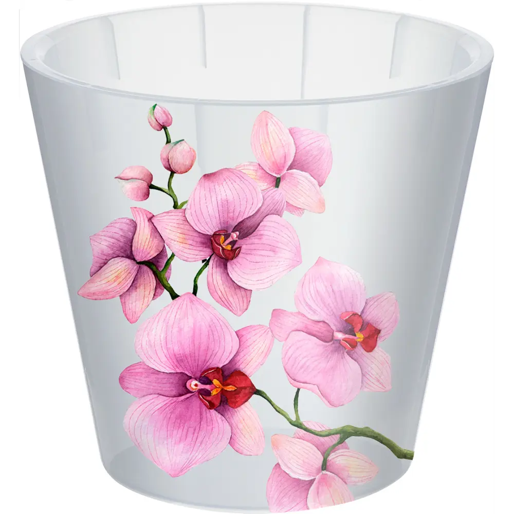 Santreyd — Прозрачный горшок для орхидей с декором и вентиляцией 83970467 STLM-0045522 - Вид №3