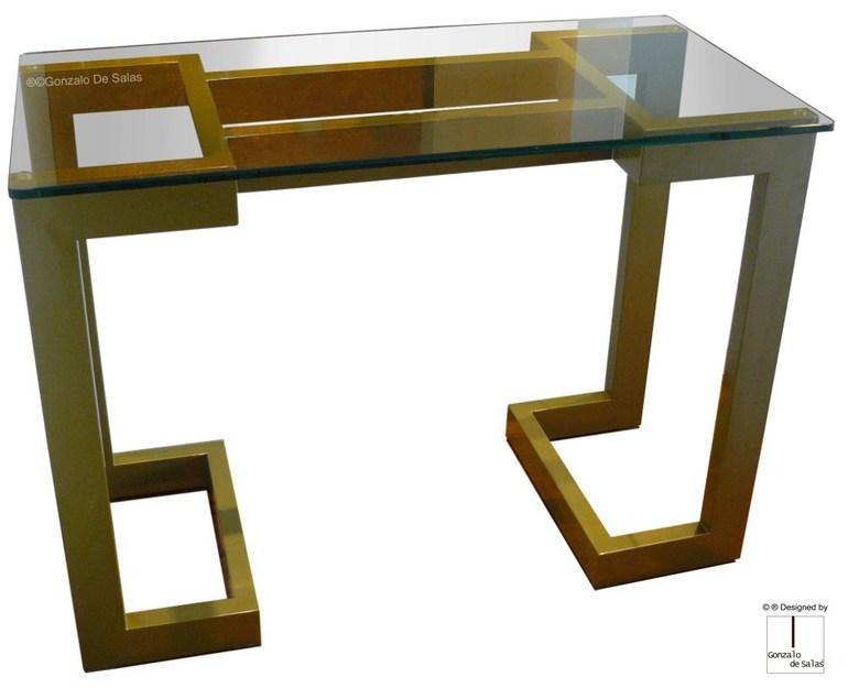 Gonzalo De Salas Прямоугольная консоль из железа и стекла Sendai sun-id-1378912 - Вид №2