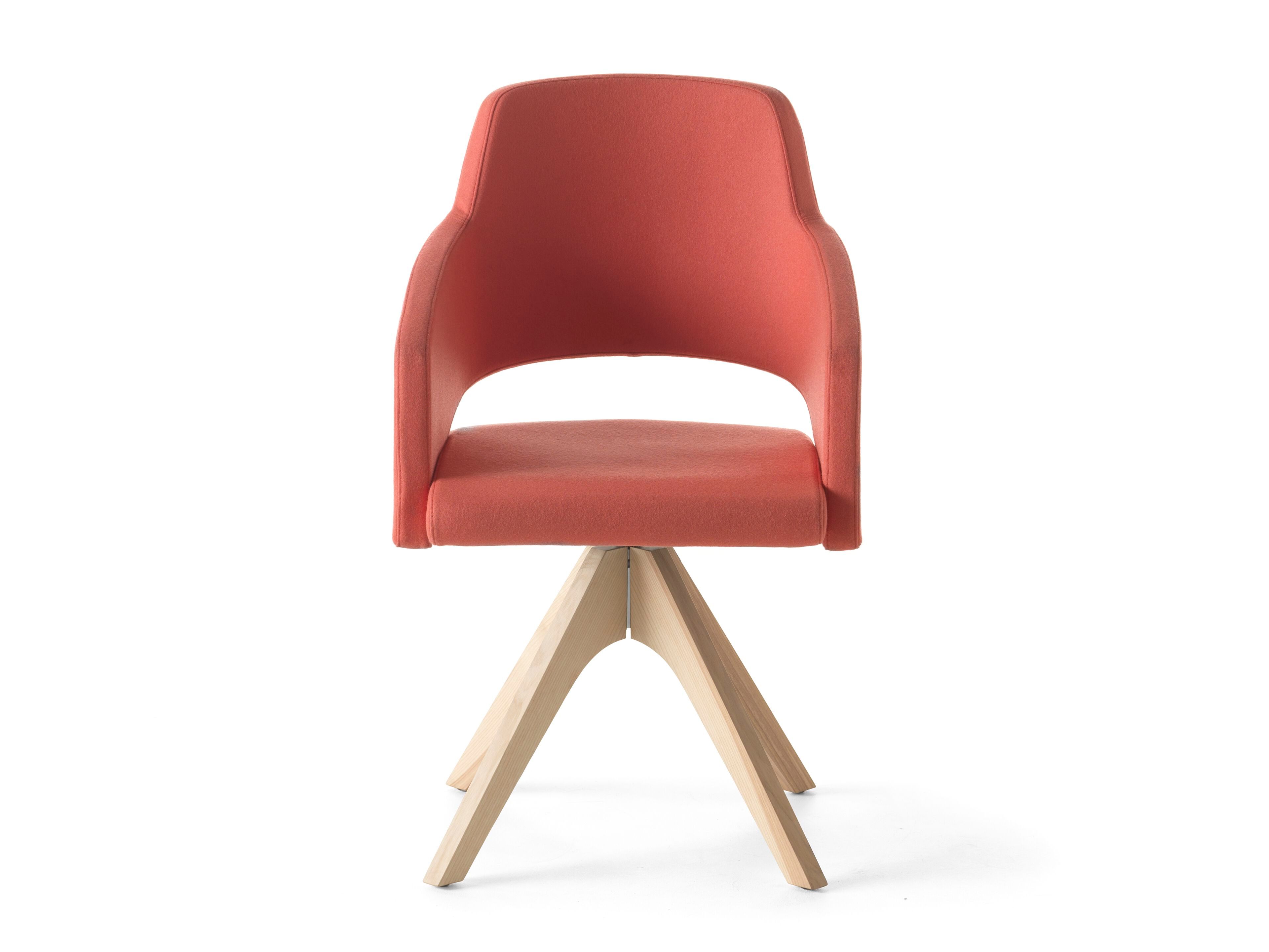 Тканевый поворотный стул для ресторана с подлокотниками SITIA Major ARCH-00063074