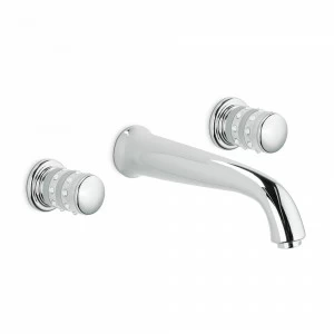 Внешняя часть Настенная группа умывальников с 3 отверстиями, без сливного набора. DELUXE PRESTIGE NEWFORM Италия