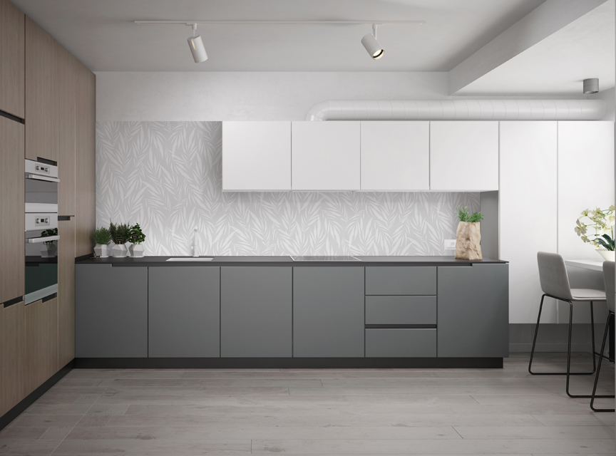 Стеновые панели - Лиственный иней LIGRON LIST64 2309 - Вид №3