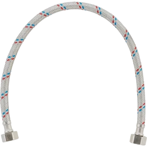 Гибкая подводка для воды, 1/2", гайка-гайка, 100 см 82894107 STLM-2122028