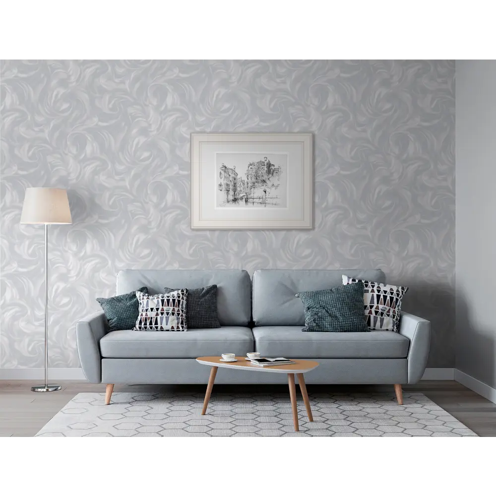 Обои флизелиновые New Age Alba серые 1.06 м NA8891-25 STLM-2143901 - Вид №2