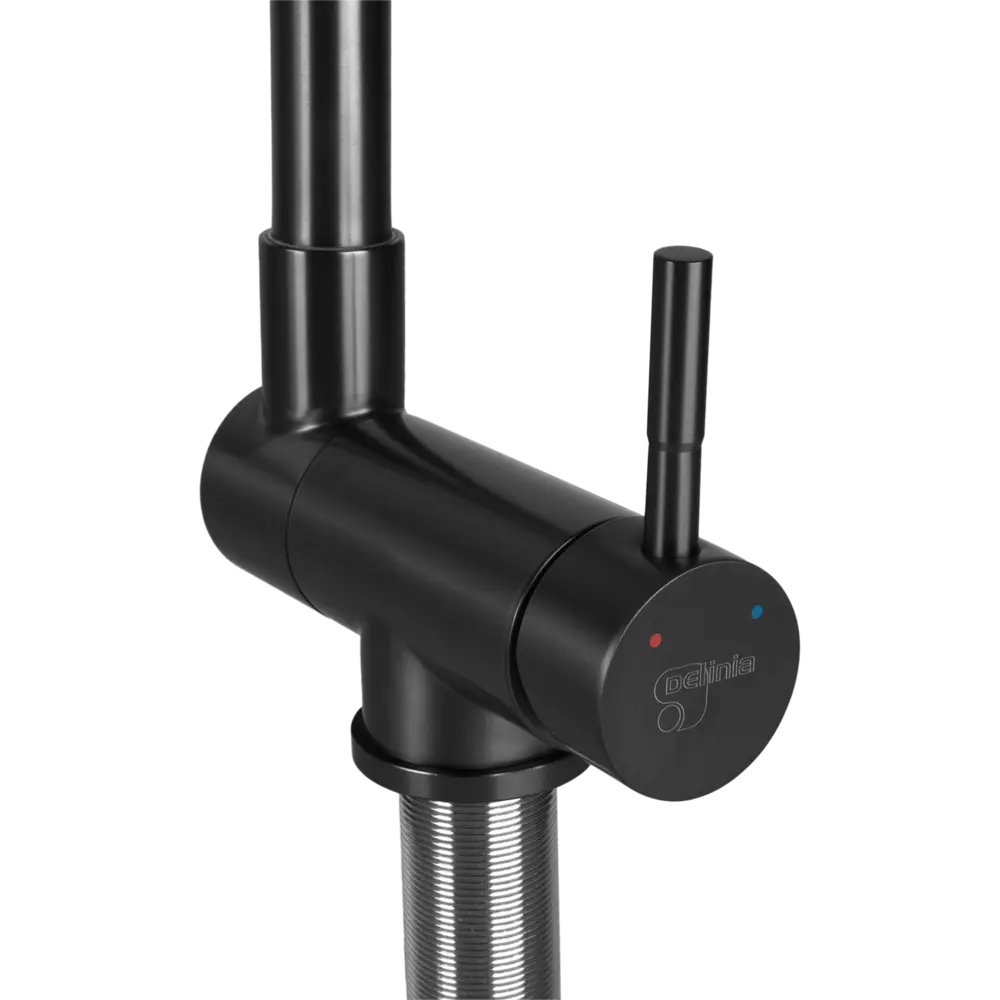 Смеситель для кухни Konsensa общая высота 35 см цвет черный STLM-2038569 - Вид №2