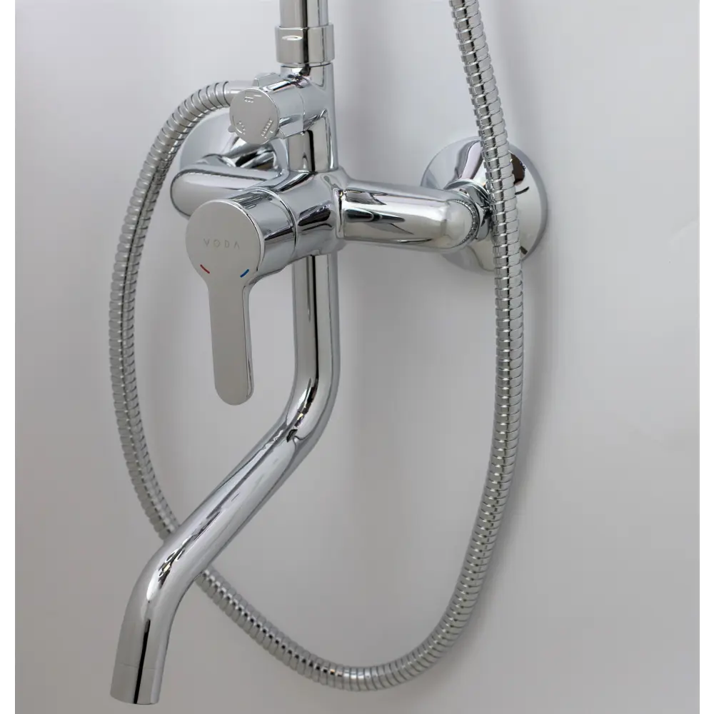 Душевая стойка Voda VST20 со смесителем 2 режима цвет хром Santreyd STLM-2199536 - Вид №2