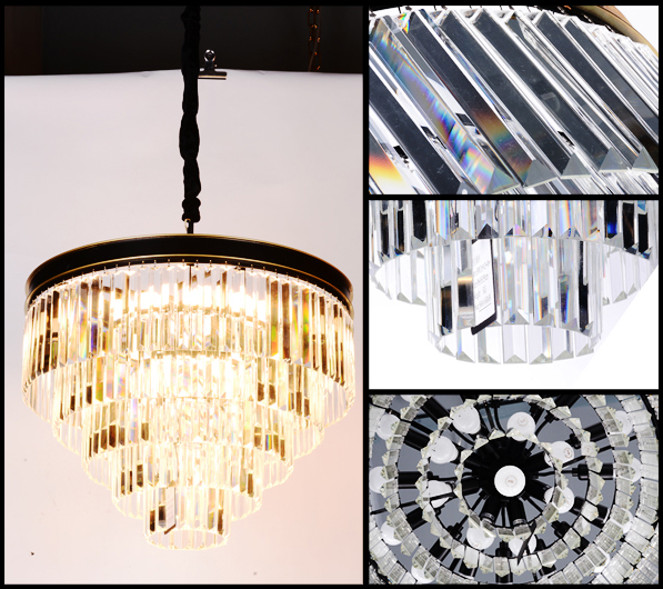 Подвесной светильник Odeon 25 black/clear от Delight Collection BRCH9029-60 DELIGHT COLLECTION ДИЗАЙНЕРСКИЕ 243843 Прозрачный;черный  - Вид №2