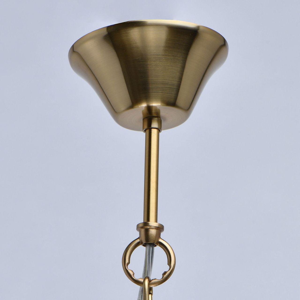 Подвесная люстра MW-Light Жаклин 465016504 MW-LIGHT ЖАКЛИН 328797 Бежевый;хром - Вид №1