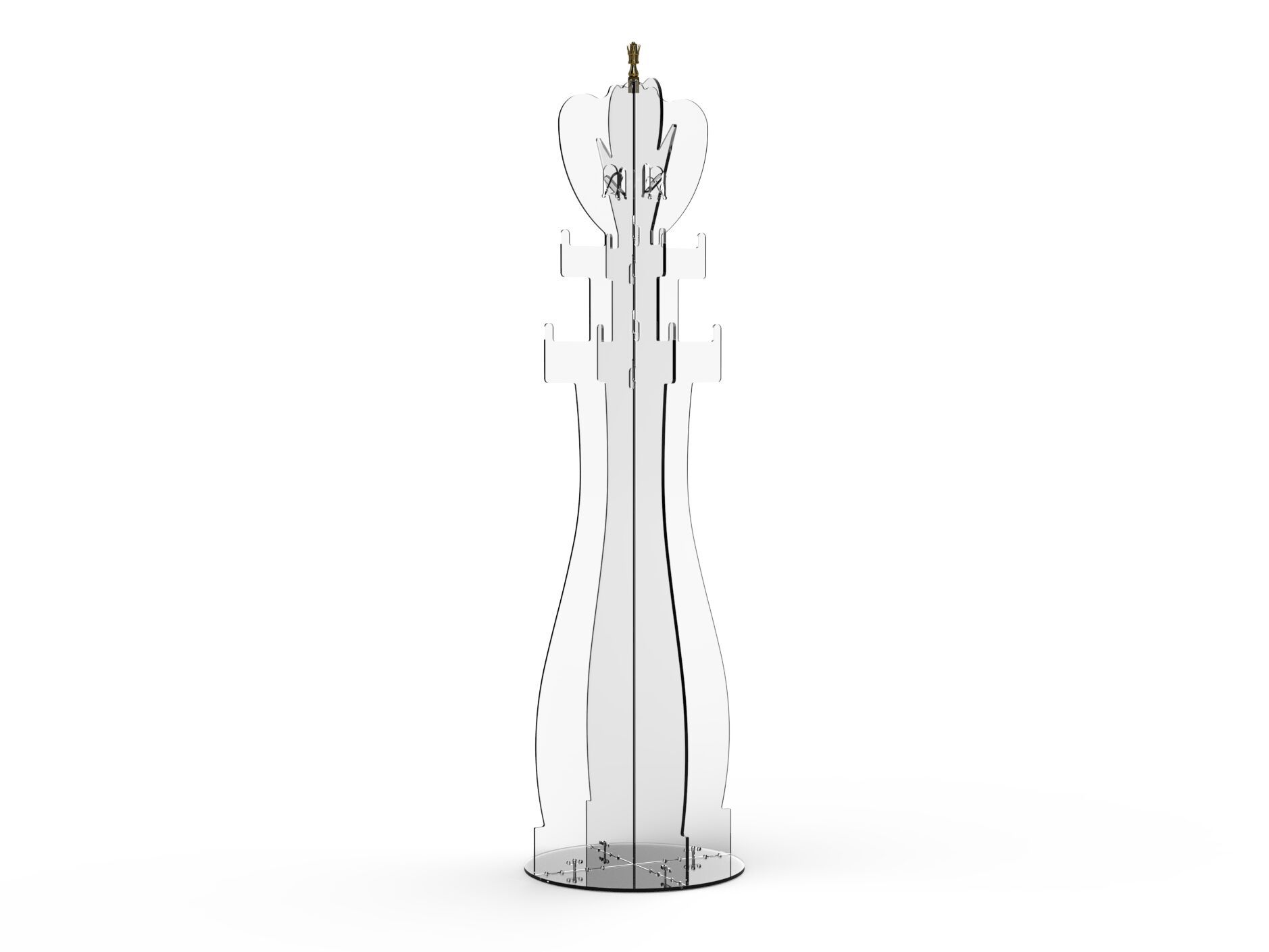 Напольная вешалка из оргстекла SoldiDesign ROYAL TWIN ARCH-00088087