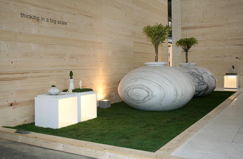 FranchiUmbertoMarmi Кашпо для общественных мест из мрамора Tjandi sun-id-1460881 - Вид №8