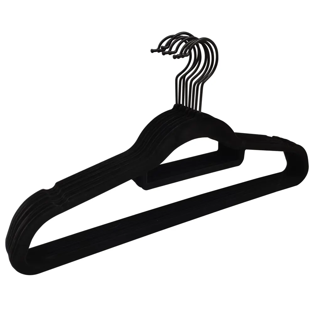 Плечики для одежды 45 см пластик цвет черный 8 шт Santreyd STLM-2042750 - Вид №2